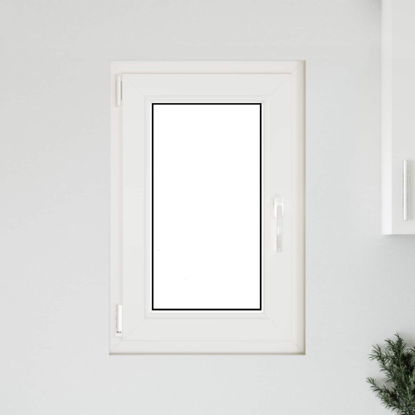 Finestra per Soffitta RISOR 50 x 75 cm PVC e Vetro Bianco | homemem39