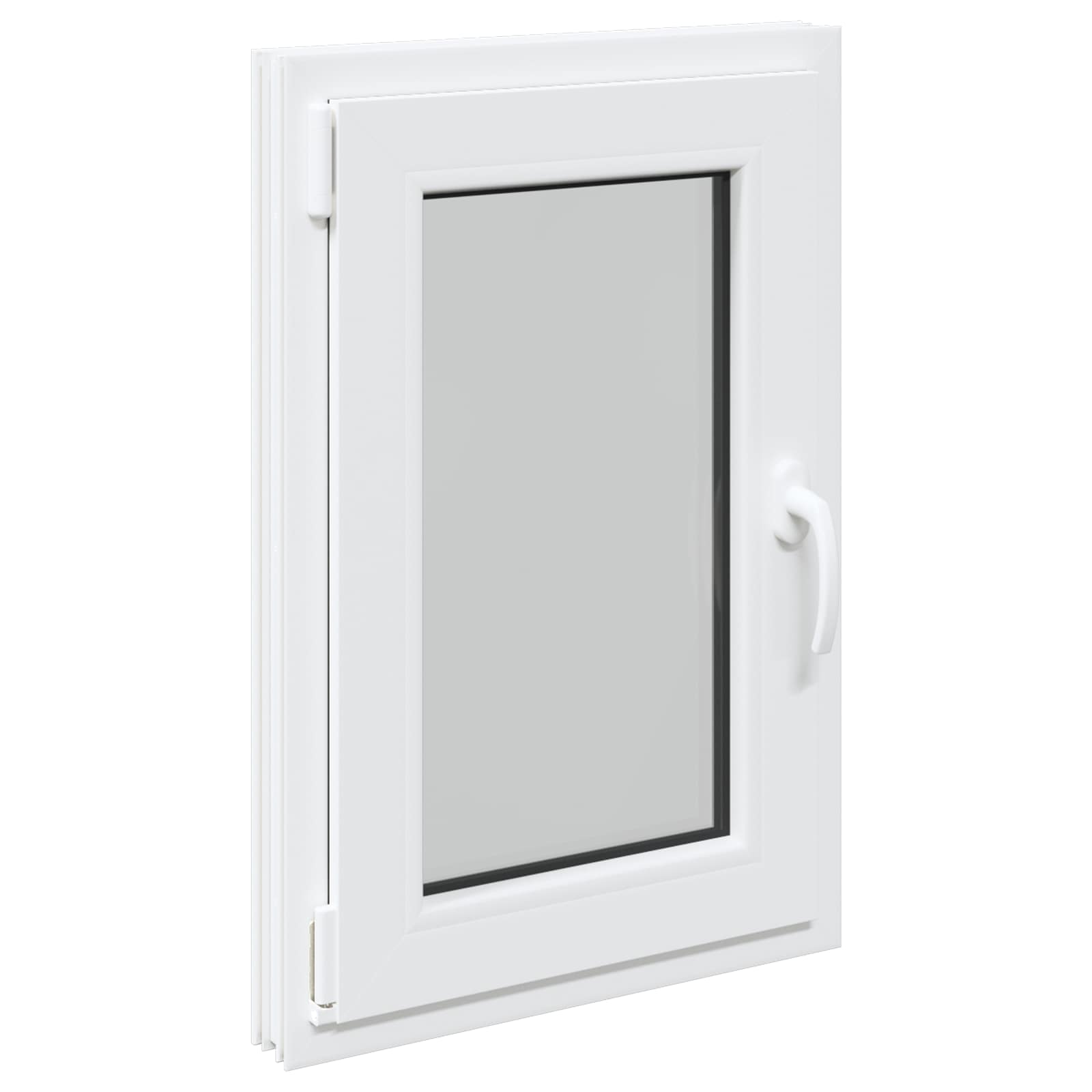 Finestra per Soffitta RISOR 50 x 75 cm PVC e Vetro Bianco | homemem39