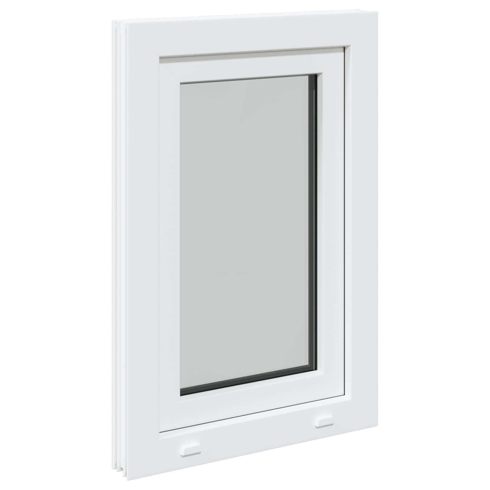 Finestra per Soffitta RISOR 50 x 75 cm PVC e Vetro Bianco | homemem39