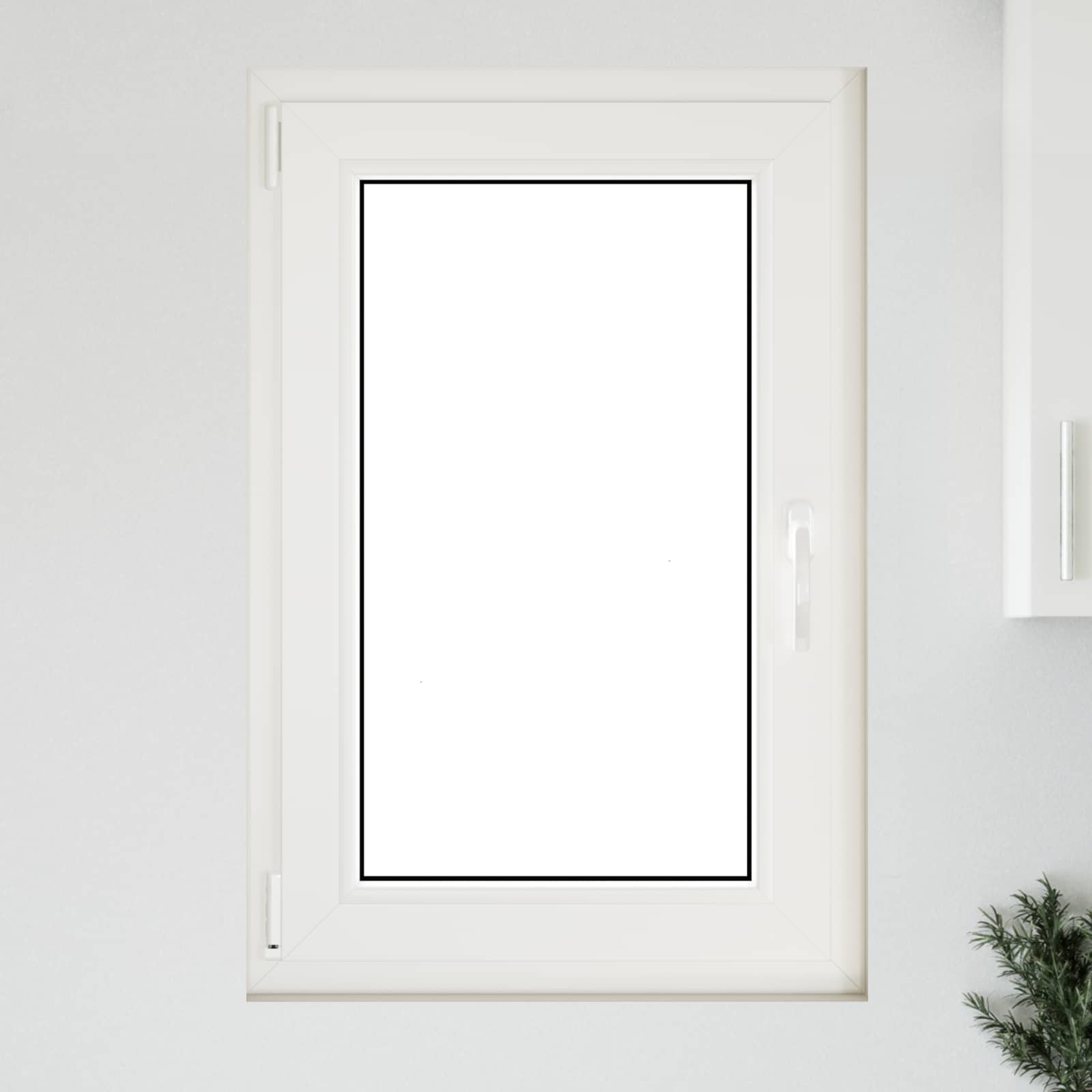 Finestra per Soffitta RISOR 60 x 90 cm PVC e Vetro Bianco | homemem39