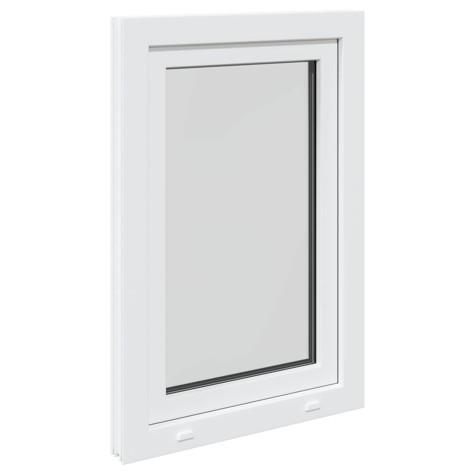 Finestra per Soffitta RISOR 60 x 90 cm PVC e Vetro Bianco | homemem39