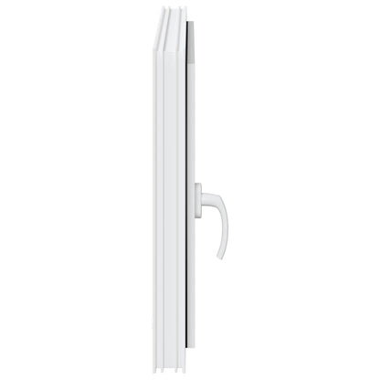 Finestra per Soffitta RISOR 80 x 50 cm PVC e Vetro Bianco | homemem39