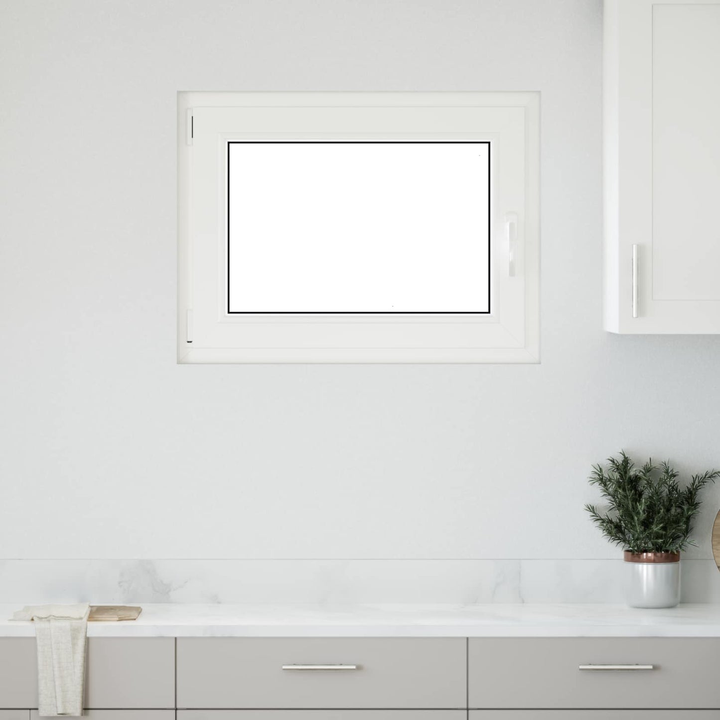 Finestra per Soffitta RISOR 80 x 50 cm PVC e Vetro Bianco