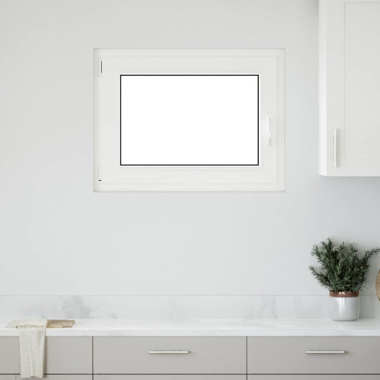 Finestra per Soffitta RISOR 80 x 60 cm PVC e Vetro Bianco | homemem39