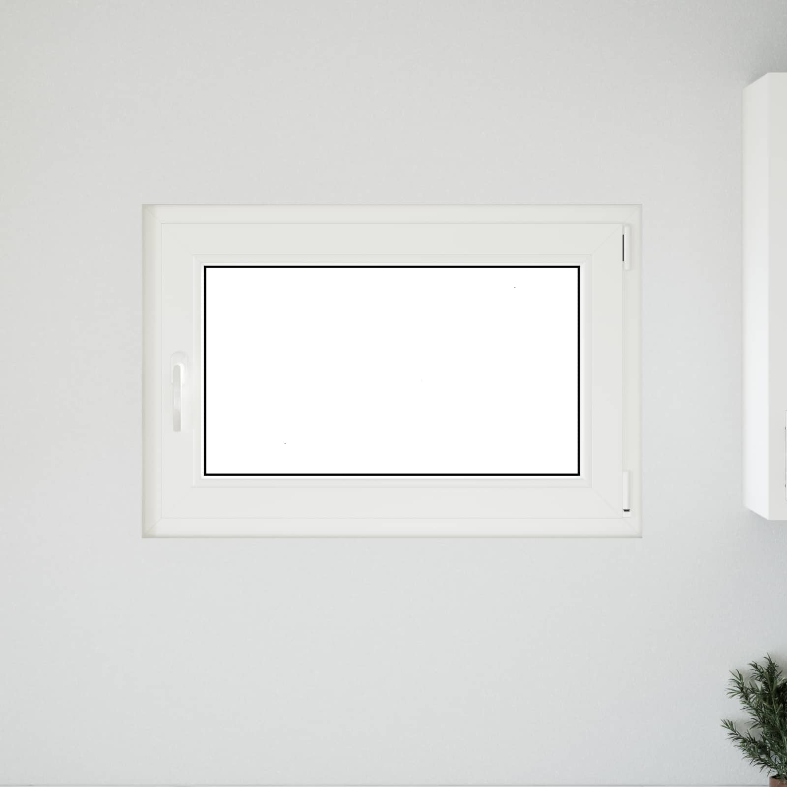 Finestra per Soffitta RISOR 90 x 50 cm PVC e Vetro Bianco | homemem39