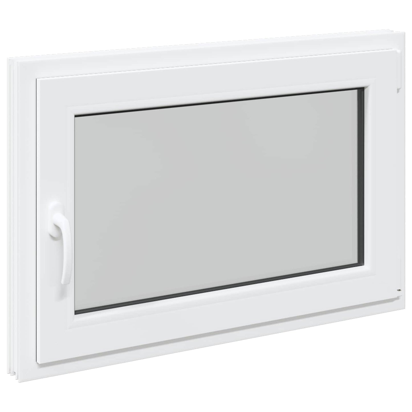 Finestra per Soffitta RISOR 90 x 50 cm PVC e Vetro Bianco | homemem39