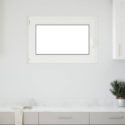 Finestra per Soffitta RISOR 90 x 50 cm PVC e Vetro Bianco | homemem39