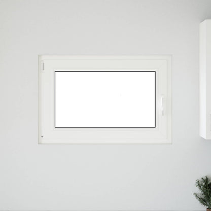 Finestra per Soffitta RISOR 90 x 60 cm PVC e Vetro Bianco | homemem39