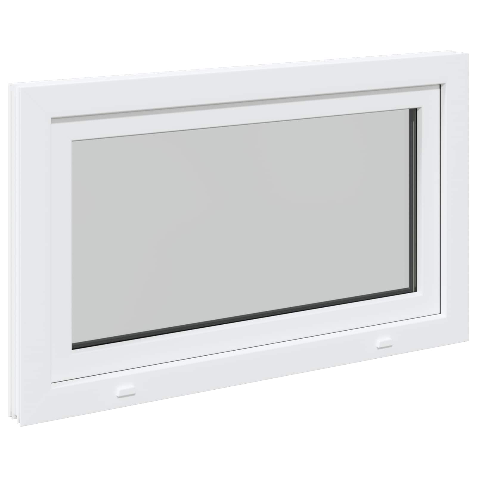 Finestra per Soffitta RISOR 100 x 50 cm PVC e Vetro Bianco | homemem39