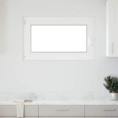 Finestra per Soffitta RISOR 100 x 60 cm PVC e Vetro Bianco | homemem39