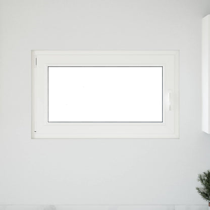 Finestra per Soffitta RISOR 100 x 60 cm PVC e Vetro Bianco | homemem39