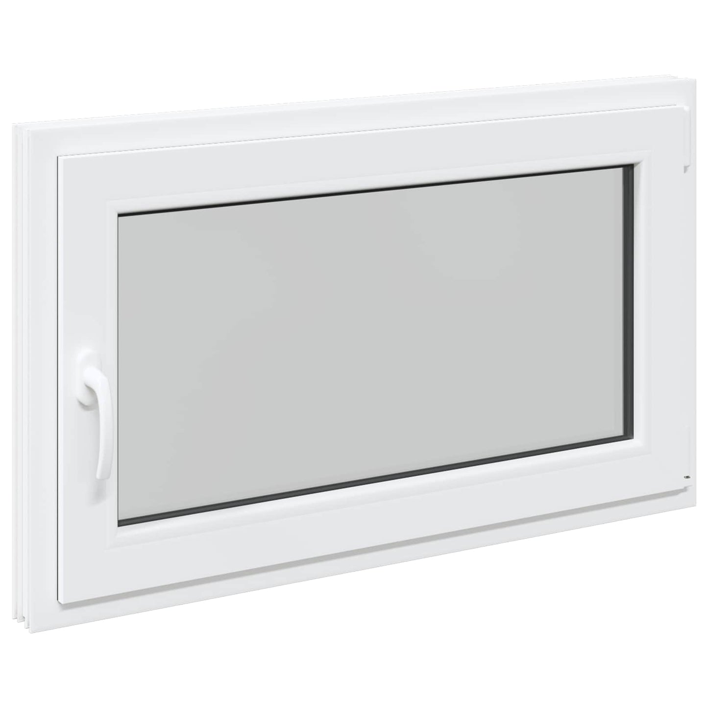 Finestra per Soffitta RISOR 100 x 70 cm PVC e Vetro Bianco | homemem39