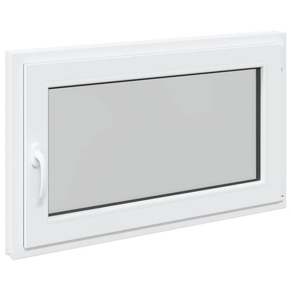 Finestra per Soffitta RISOR 100 x 70 cm PVC e Vetro Bianco | homemem39