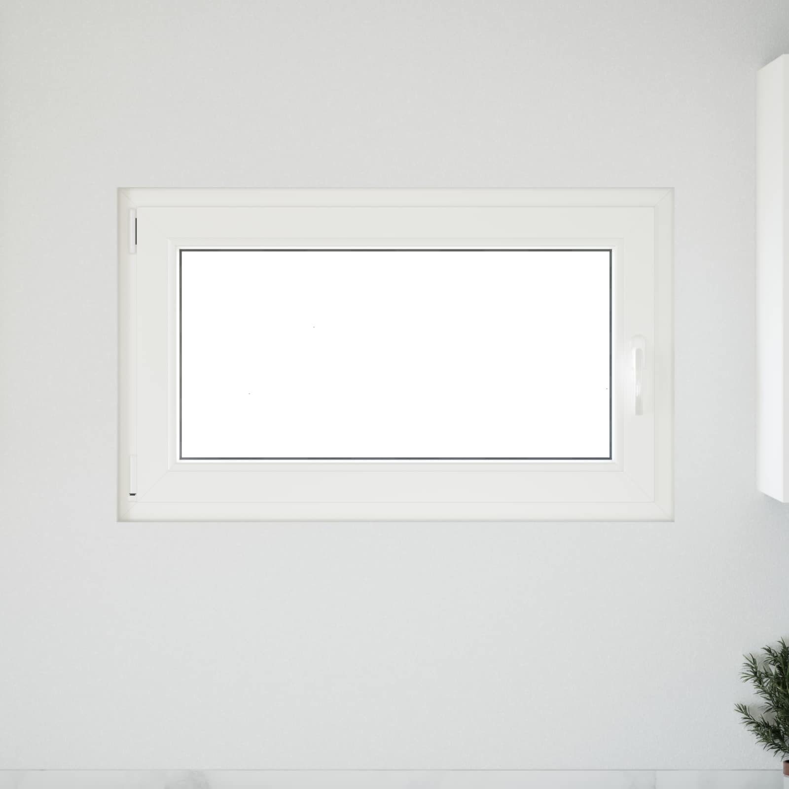 Finestra per Soffitta RISOR 100 x 70 cm PVC e Vetro Bianco | homemem39