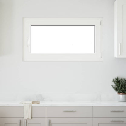 Finestra per Soffitta RISOR 110 x 60 cm PVC e Vetro Bianco | homemem39