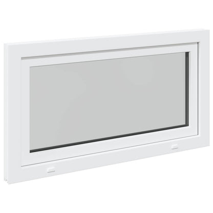 Finestra per Soffitta RISOR 110 x 60 cm PVC e Vetro Bianco | homemem39