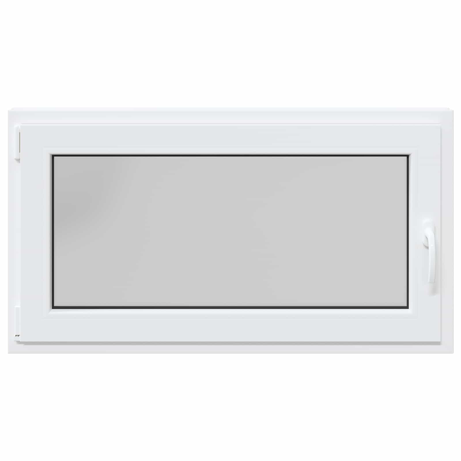 Finestra per Soffitta RISOR 110 x 60 cm PVC e Vetro Bianco | homemem39
