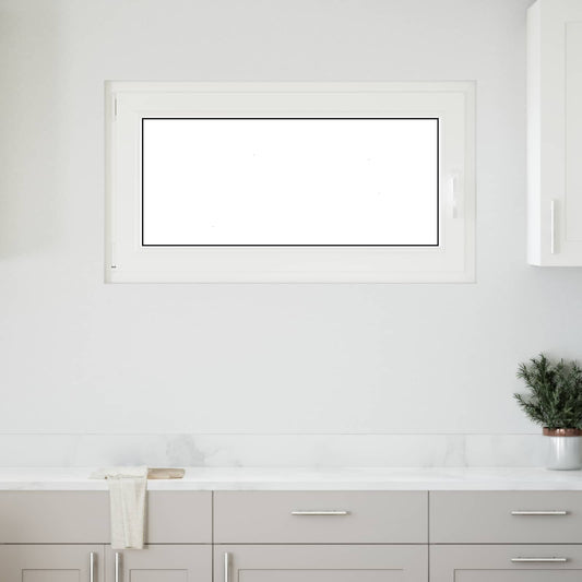 Finestra per Soffitta RISOR 110 x 70 cm PVC e Vetro Bianco | homemem39