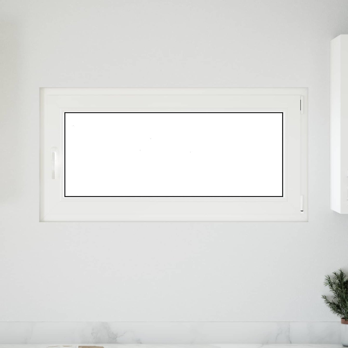 Finestra per Soffitta RISOR 120 x 60 cm PVC e Vetro Bianco | homemem39