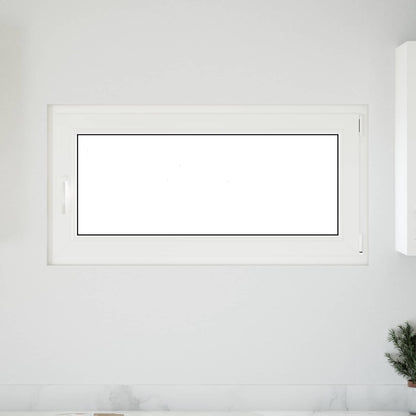 Finestra per Soffitta RISOR 120 x 60 cm PVC e Vetro Bianco | homemem39