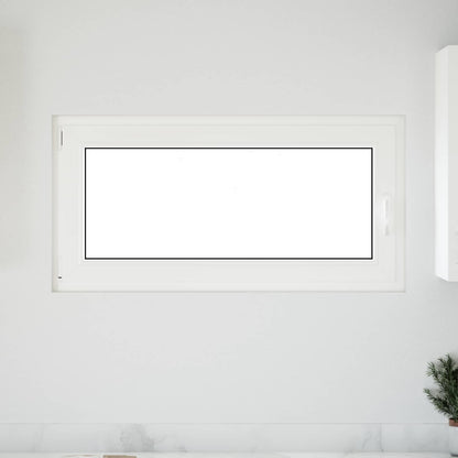 Finestra per Soffitta RISOR 120 x 60 cm PVC e Vetro Bianco | homemem39