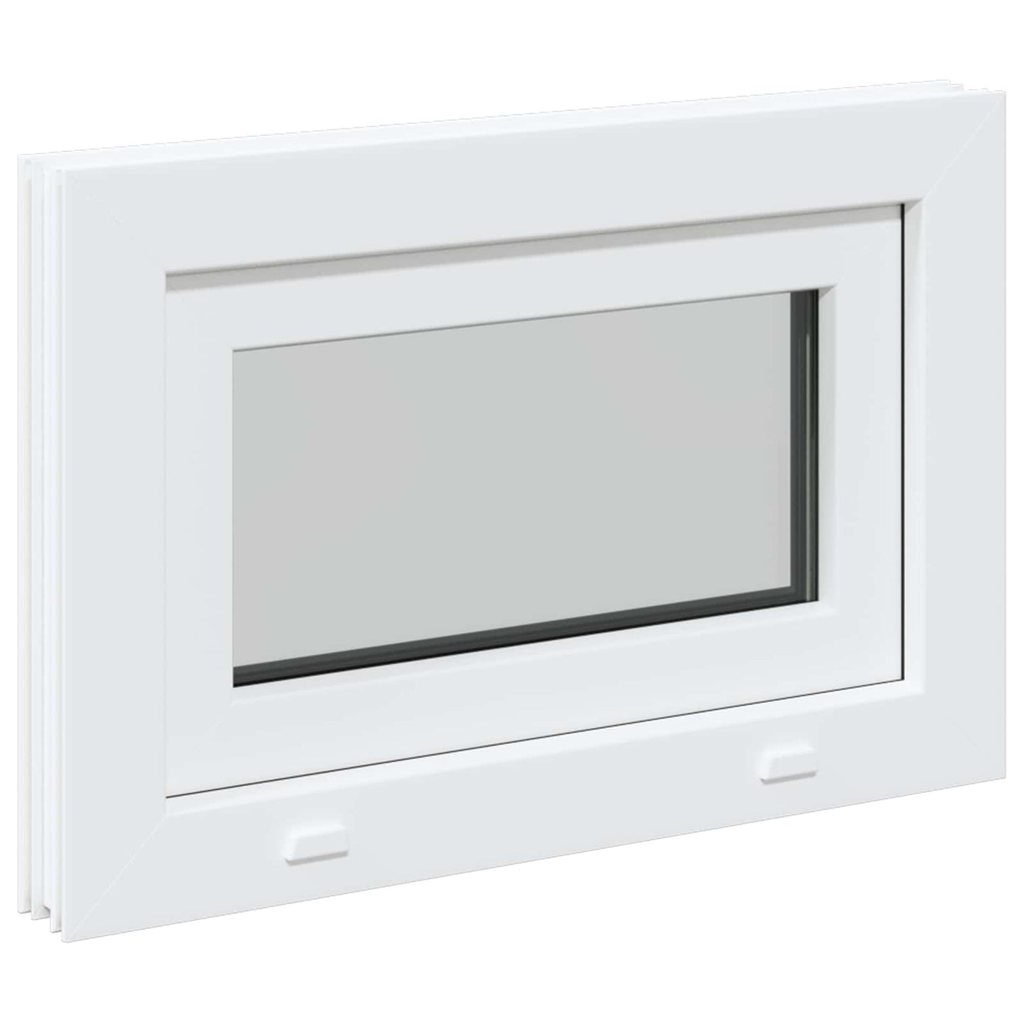 Finestra per Soffitta RISOR 60 x 40 cm PVC e Vetro Bianco | homemem39