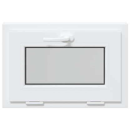 Finestra per Soffitta RISOR 60 x 40 cm PVC e Vetro Bianco | homemem39