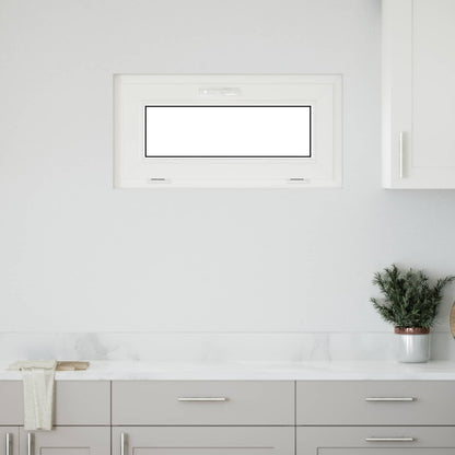 Finestra per Soffitta RISOR 80 x 40 cm PVC e Vetro Bianco | homemem39