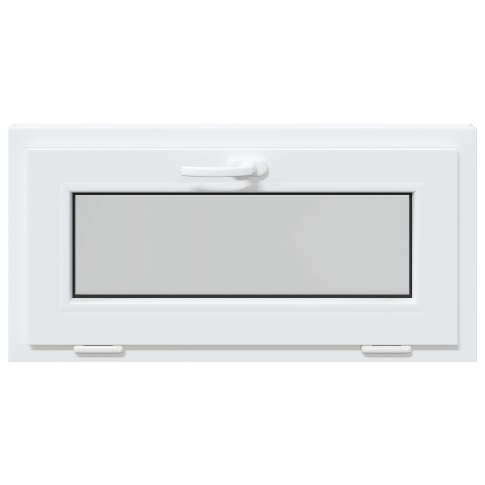 Finestra per Soffitta RISOR 80 x 40 cm PVC e Vetro Bianco | homemem39