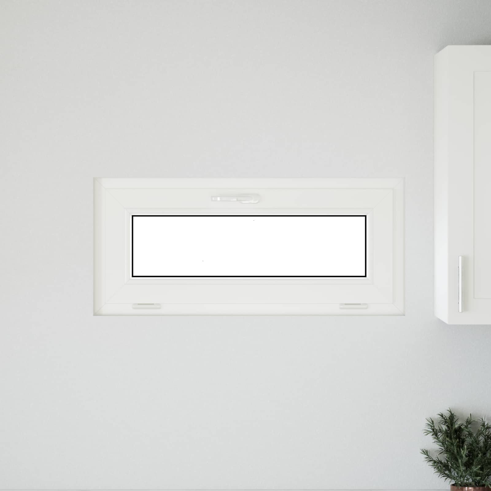 Finestra per Soffitta RISOR 90 x 40 cm PVC e Vetro Bianco | homemem39