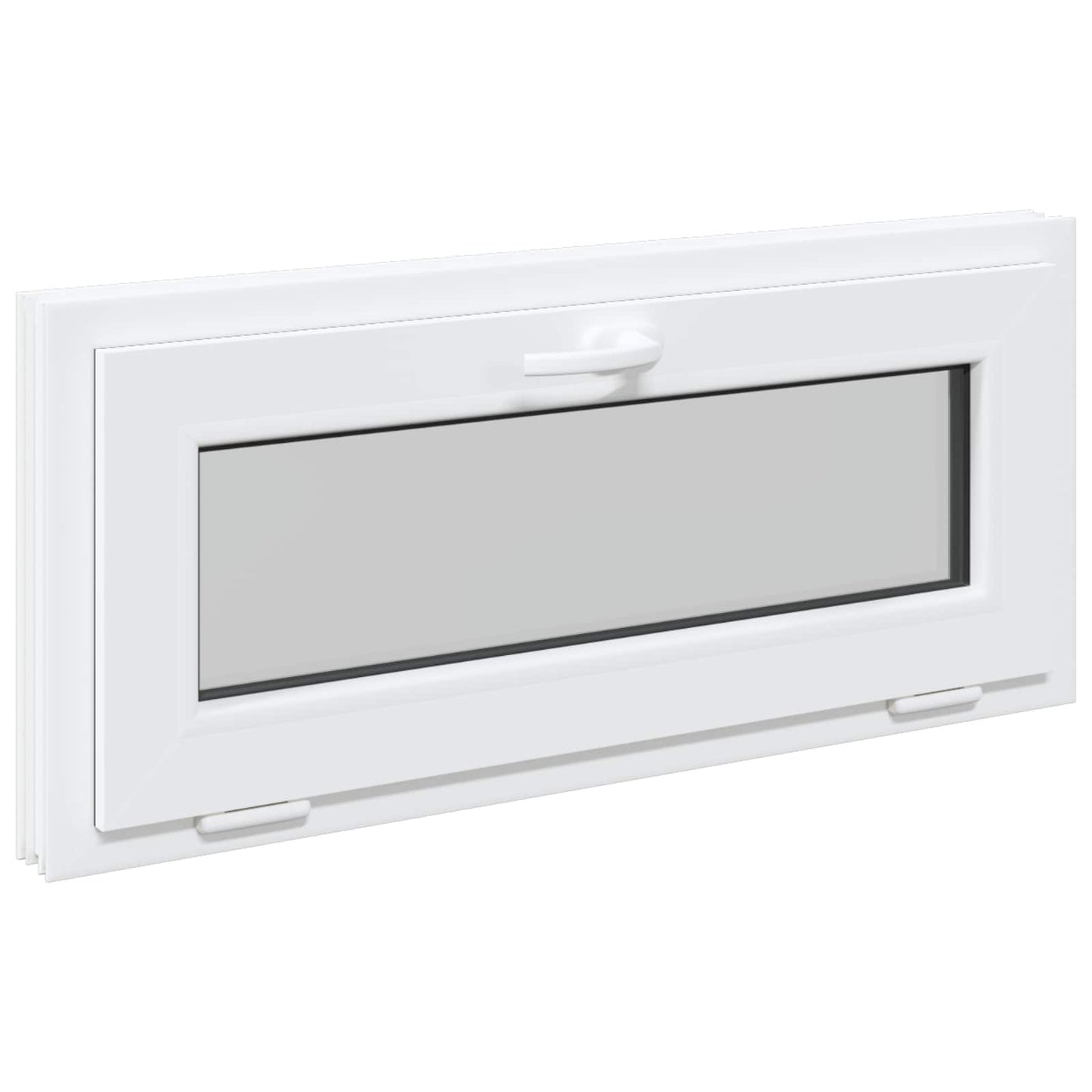 Finestra per Soffitta RISOR 90 x 40 cm PVC e Vetro Bianco | homemem39