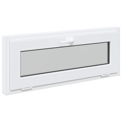 Finestra per Soffitta RISOR 110 x 40 cm PVC e Vetro Bianco | homemem39