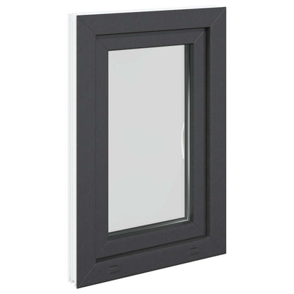 Finestra per Soffitta RISOR 50 x 75 cm PVC e Vetro Antracite | homemem39