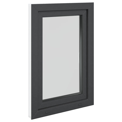 Finestra per Soffitta RISOR 60 x 90 cm PVC e Vetro Antracite | homemem39