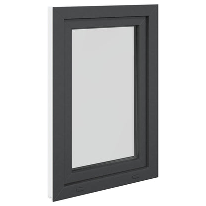 Finestra per Soffitta RISOR 60 x 100 cm PVC e Vetro Antracite | homemem39