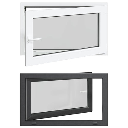 Finestra per Soffitta RISOR 100 x 60 cm PVC e Vetro Antracite | homemem39