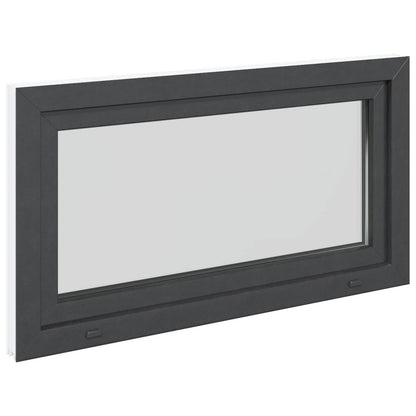 Finestra per Soffitta RISOR 110 x 50 cm PVC e Vetro Antracite | homemem39