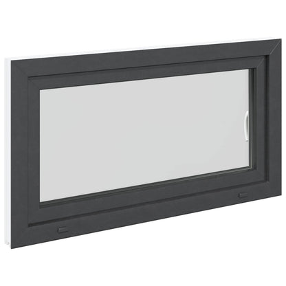 Finestra per Soffitta RISOR 110 x 70 cm PVC e Vetro Antracite | homemem39