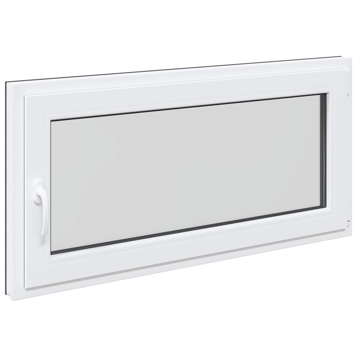 Finestra per Soffitta RISOR 120 x 60 cm PVC e Vetro Antracite | homemem39