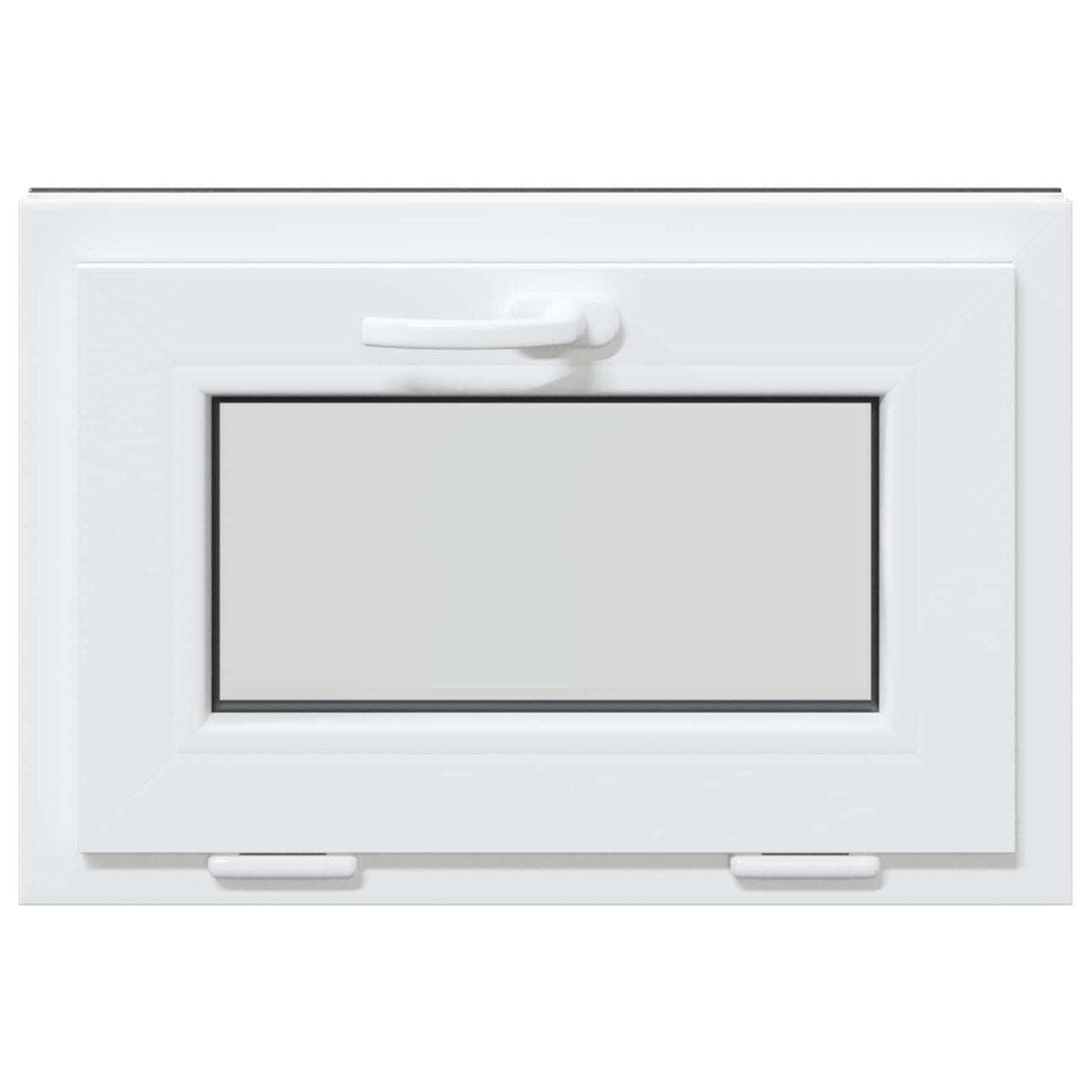 Finestra per Soffitta RISOR 60 x 40 cm PVC e Vetro Antracite | homemem39