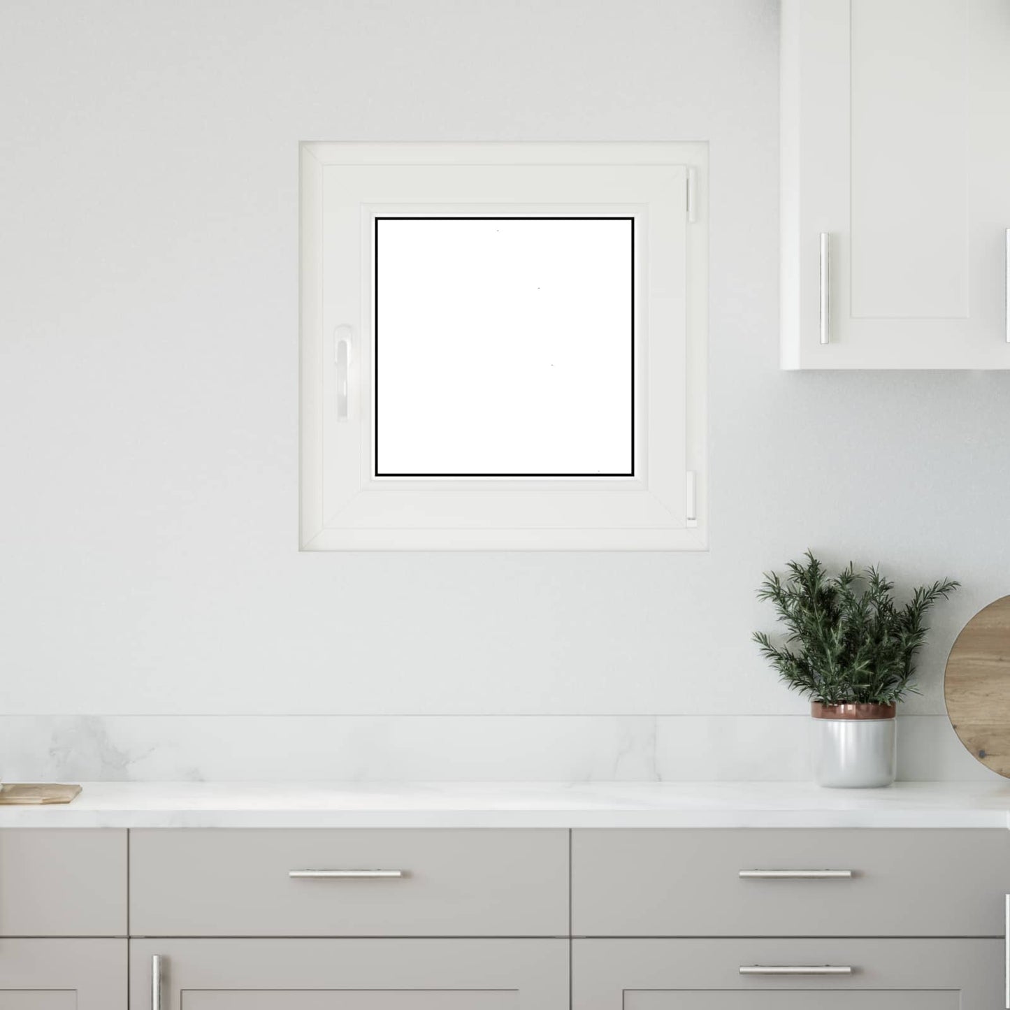 Finestra per Soffitta RISOR 50 x 50 cm PVC e Vetro Antracite | homemem39