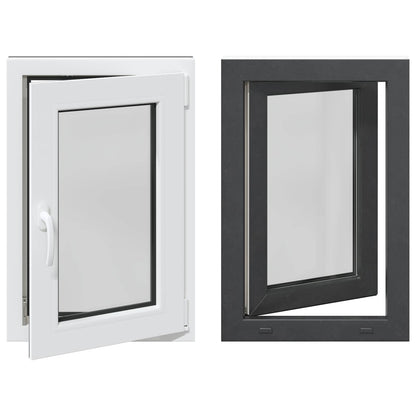 Finestra per Soffitta RISOR 60 x 80 cm PVC e Vetro Antracite | homemem39