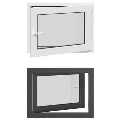 Finestra per Soffitta RISOR 80 x 50 cm PVC e Vetro Antracite