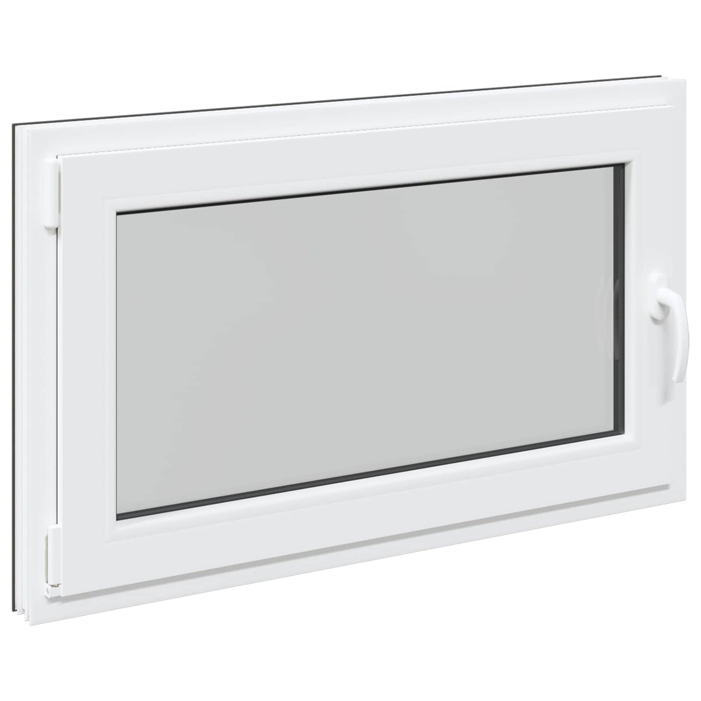 Finestra per Soffitta RISOR 100 x 50 cm PVC e Vetro Antracite | homemem39