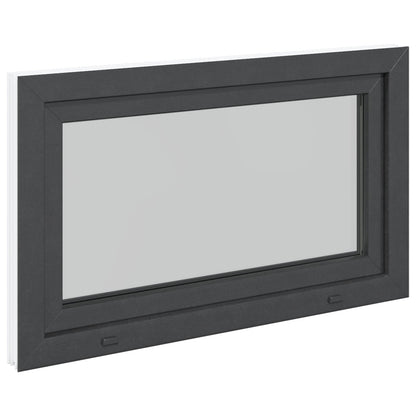 Finestra per Soffitta RISOR 100 x 50 cm PVC e Vetro Antracite | homemem39