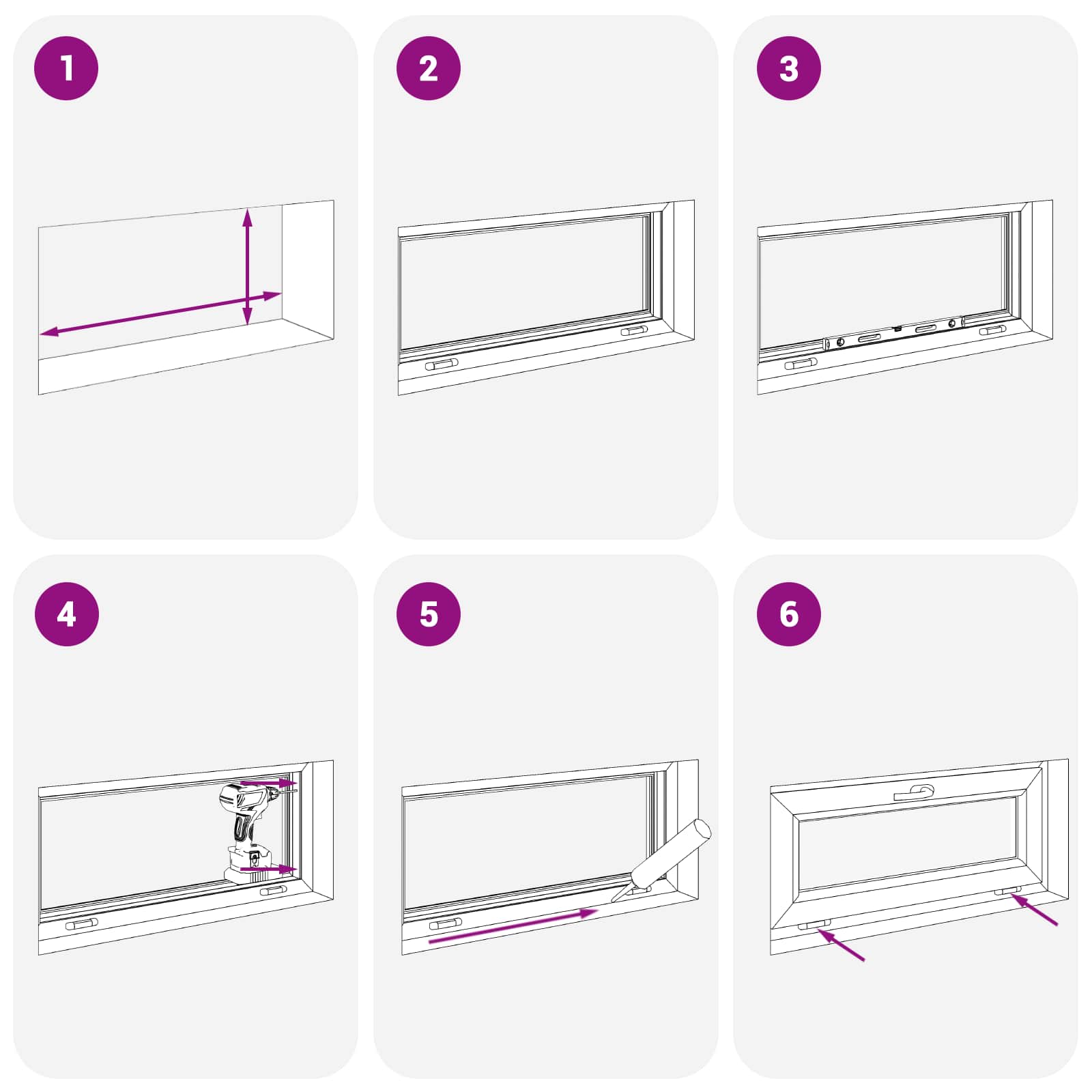 Finestra per Soffitta RISOR 90 x 40 cm PVC e Vetro Antracite | homemem39