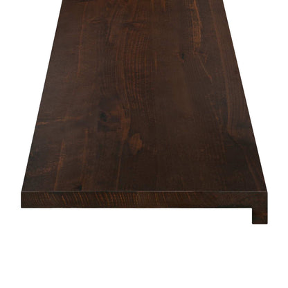 Tappeti per scale 4 pz 80 x 25 x 2 cm Marrone Scuro | homemem39