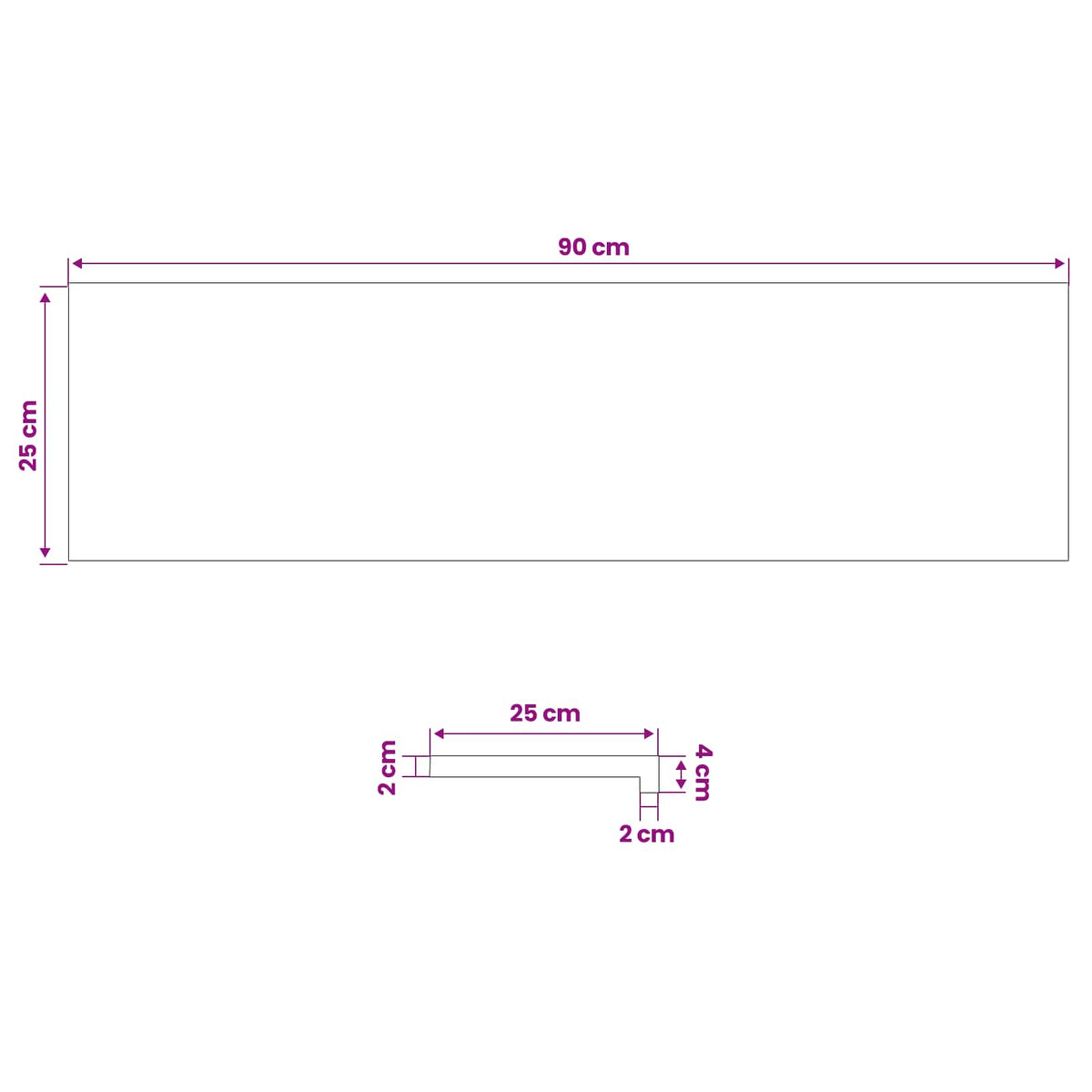 Tappeti per scale 4 pz 90 x 25 x 2 cm Marrone Scuro | homemem39