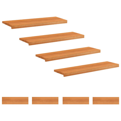 Tappeti per scale 8 pz 100 x 30 x 2 cm Marrone Chiaro | homemem39