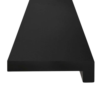 Tappeti per scale 8 pz 80 x 25 x 2 cm Nero